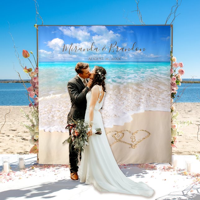 Hintergrund der Hochzeit des tropischen Strandes i Wandteppich (Von Creator hochgeladen)