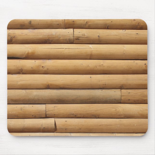 Hintergrund der Imitate Blockhüttenseite Mousepad (Vorne)