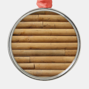 Hintergrund der Imitate Blockhüttenseite Ornament Aus Metall