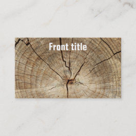 Hintergrund der Imitate Tree Rings Visitenkarte