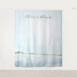 Hintergrund der karibischen Hochzeiten am Strand Wandteppich