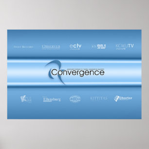 Hintergrund der Konvergenz Poster