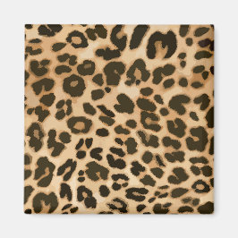 Hintergrund der Leopard-Printwerbung Magnet