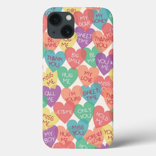 Hintergrund der Liebe Case-Mate iPhone Hülle (Rückseite)