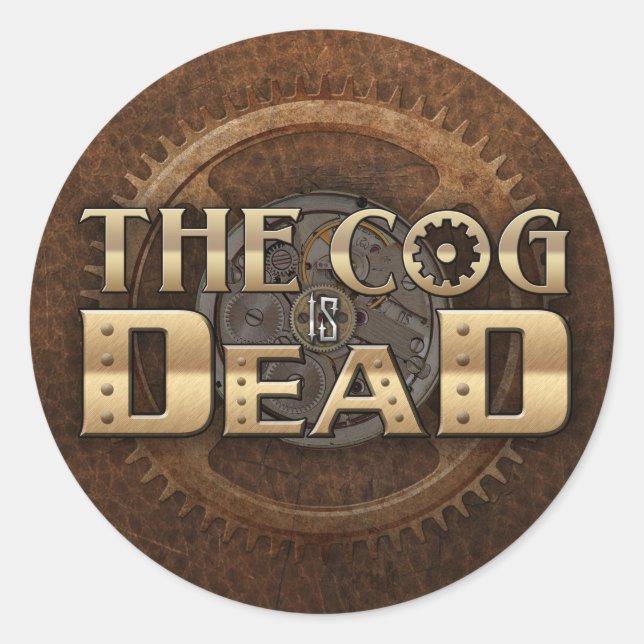 Hintergrund der Logoaufkleber Runder Aufkleber (Vorderseite)