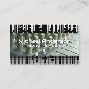 Hintergrund der Pixel-Sound-Bar   Schalldämpfer Visitenkarte