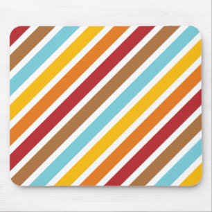 Hintergrund der Retro Diagonale Stripes Mousepad