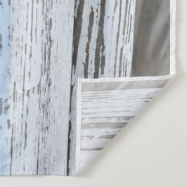 Hintergrund der rustikalen weißen Holzfotografie Wandteppich