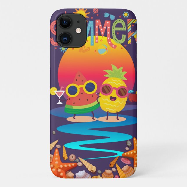 Hintergrund der Sommersonnendecke Case-Mate iPhone Hülle (Rückseite)