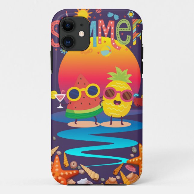 Hintergrund der Sommersonnendecke Case-Mate iPhone Hülle (Rückseite)