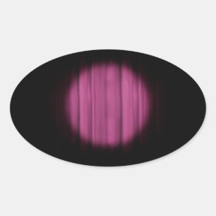 Hintergrund der Spotlight Center-Bühne Ovaler Aufkleber