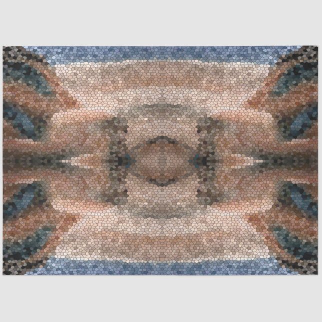 Hintergrund der Südwestwüste Mosaik Seidenpapier (Vorderseite)