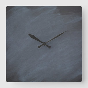 Hintergrund der Tafel Retro-Stil Quadratische Wanduhr