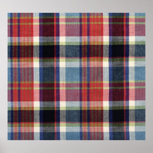 Hintergrund der Textil Textur gequatscht. Poster (Vorne)