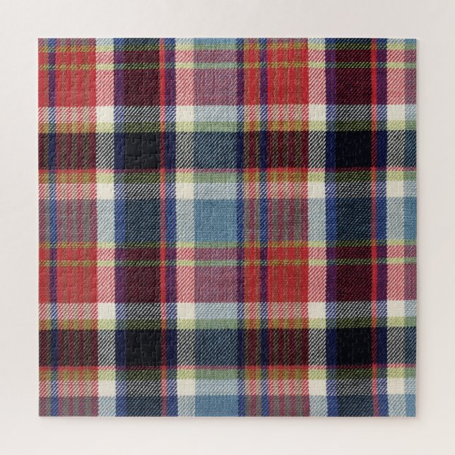 Hintergrund der Textil Textur gequatscht. Puzzle (Vertikal)