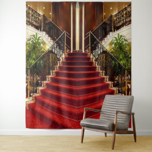 Hintergrund der Treppe Wandteppich