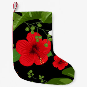 Hintergrund der tropischen Blume 4 Kleiner Weihnachtsstrumpf