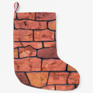 Hintergrund der Vintagen Backstein Wallabstrakt, A Kleiner Weihnachtsstrumpf