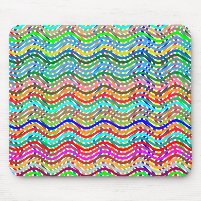 Hintergrund der Wavy Lines Mousepad (Vorne)