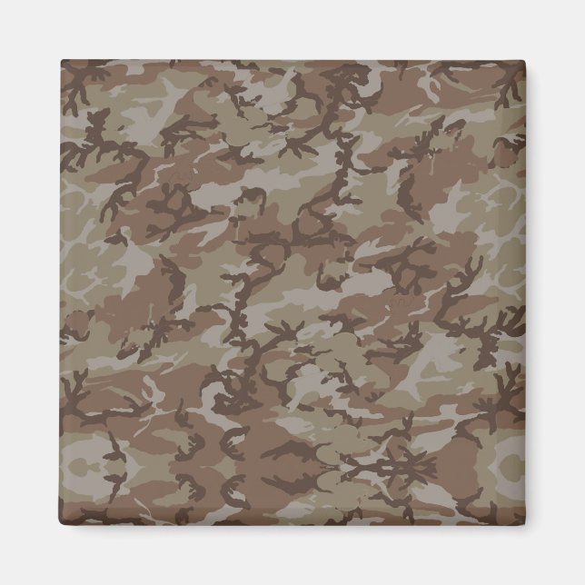 Hintergrund der Wüste Camouflage Magnet (Vorne)