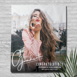 Hintergrund des Abschluss-Fotos Wandteppich