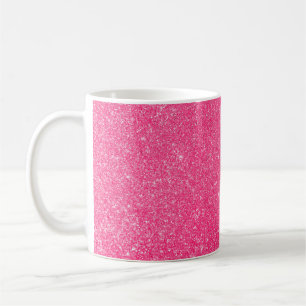 Hintergrund des abstrakten Glitzer Dezentrierung Kaffeetasse