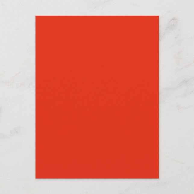 Hintergrund des blutorangen roten Trends Postkarte (Vorderseite)