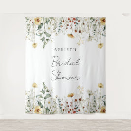 Hintergrund des Brautparty "Summer Wildblume Field Wandteppich