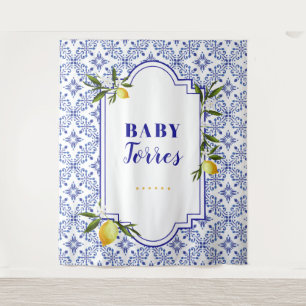 Hintergrund des Brautparty von Lemon und Marine Wandteppich