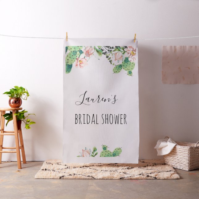 Hintergrund des Cactus Brautparty Stoff (Beispiel)