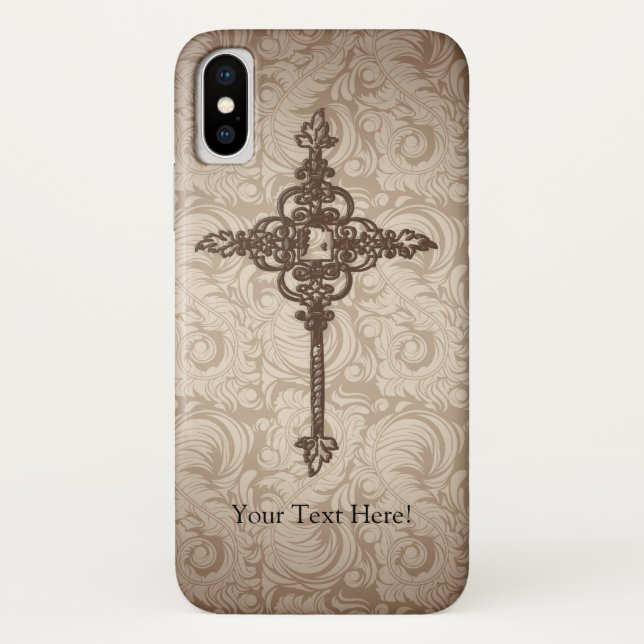 Hintergrund des elegante Rolle-christlicher Case-Mate iPhone Hülle (Rückseite)