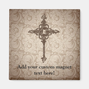 Hintergrund des elegante Rolle-christlicher Magnet