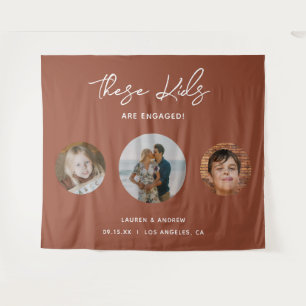 Hintergrund des Engagements für Terrakotta-Kalligr Wandteppich