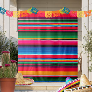 Hintergrund des farbenfrohen mexikanischen Party Wandteppich