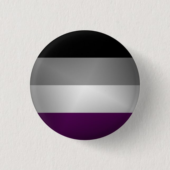 Hintergrund des Flag für den asexuellen Pride Button (Vorderseite)
