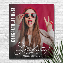 Hintergrund des Fotos der Graduierungspartei Wandteppich