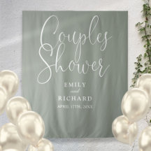Hintergrund des Fotos "Sage Green Couples Polterab