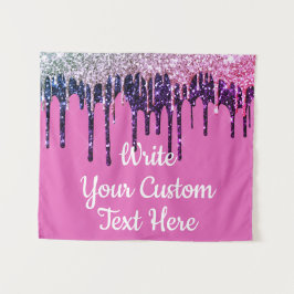 Hintergrund des Geburtstagsparty Fotos Sweet 16 Pr Wandteppich