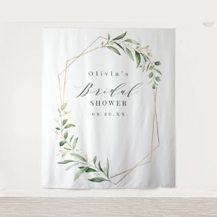 Hintergrund des geometrischen Fotos des grünen Bra Wandteppich