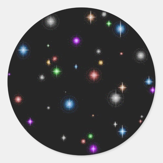 Hintergrund des Glitzer | GrafikGrotto-45 Runder Aufkleber (Vorderseite)