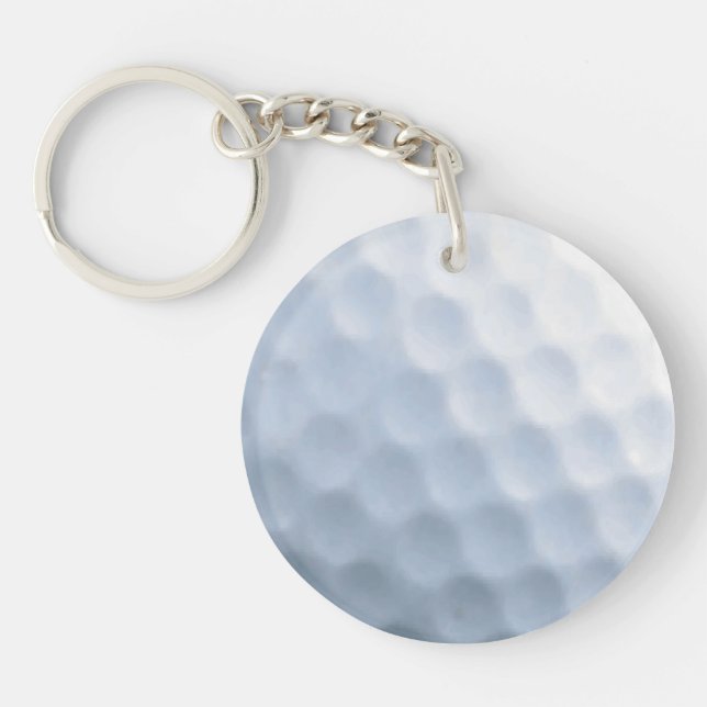Hintergrund des Golftönens Schlüsselanhänger (Vorderseite)