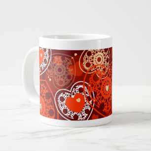 Hintergrund des Herzens, Tasse