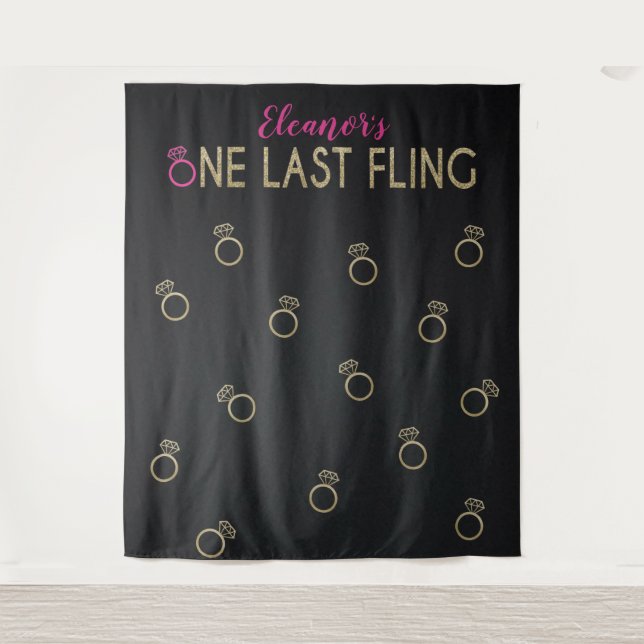 Hintergrund des Junggeselinnen-Abschieds Foto, Par Wandteppich (Vorderseite)