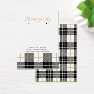 Hintergrund des Karierten Tartan-Ohrs