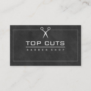 Hintergrund des klassischen Barbershop-Sleek Visitenkarte