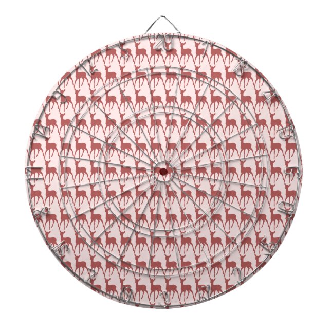 Hintergrund des Lachs-Hirsch-Musters Dartscheibe (vorne)