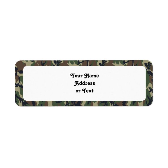 Hintergrund des Militärwalds - Camouflage (Vorne)