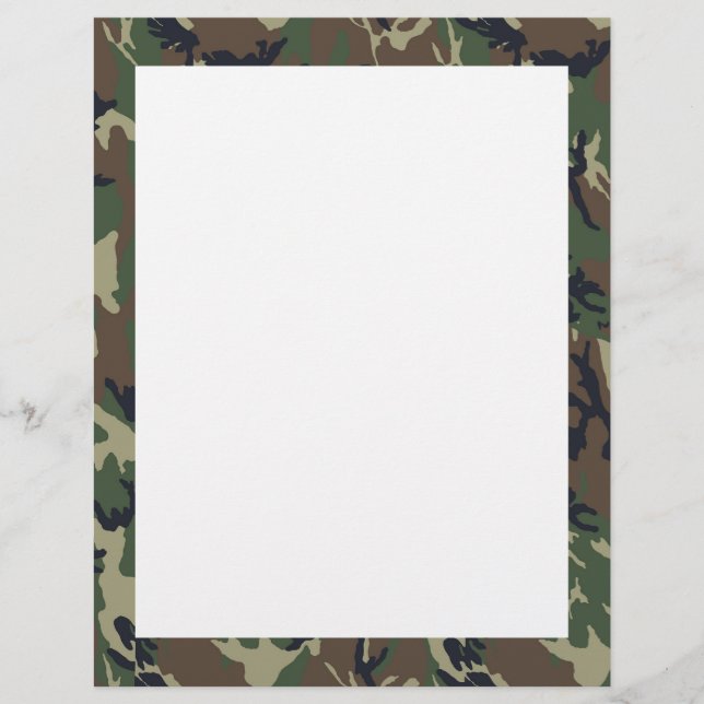 Hintergrund des Militärwalds - Camouflage (Vorderseite)