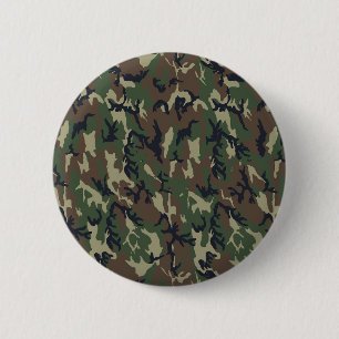 Hintergrund des Militärwalds - Camouflage Button