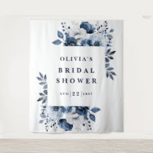 Hintergrund des navy Blue Elegant Brautparty